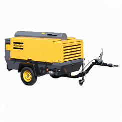 Компрессор винтовой "ATLAS COPCO" XAVS 166 Dd (на шасси)