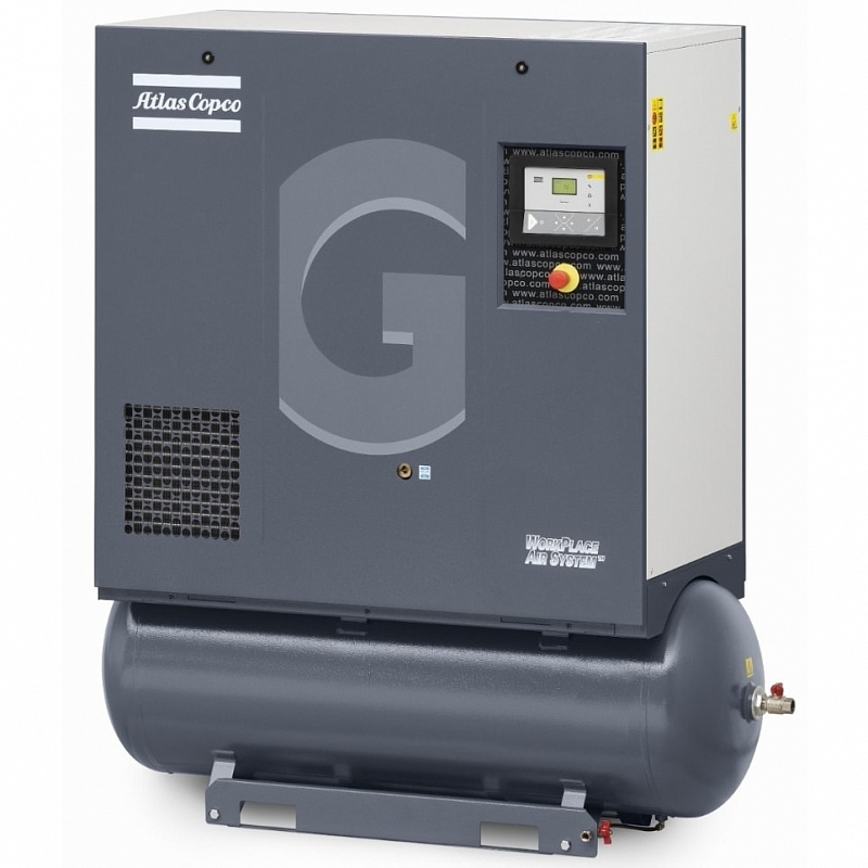 Винтовой компрессор Atlas Copco GA 5 13 FF с ресивером