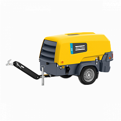 Компрессор винтовой "ATLAS COPCO" XAS 27 Hp (на шасси)